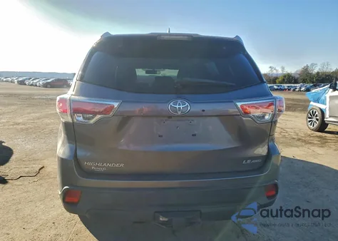 2014 Toyota Highlander Le из США, поврежденный, VIN 5TDBKRFH7ES021663